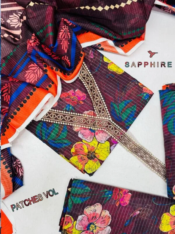 SAPPHIRE 3pc Summer Eid Collection - Image 3