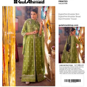 *PRESNETING GUL AHMED BRAND PRINTED NEW ARRIVAL*  *Winter Collection 2025* Fabric Detail 3pc Suit :