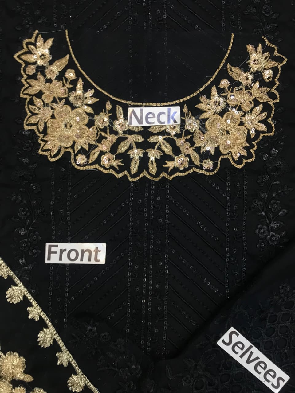 *PRESENTING AZURE BRAND PREMIUM Luxury Chiffon Wedding Collection*  Fabric Details *Complete Suit Based on Chiffon Fabric - Image 6