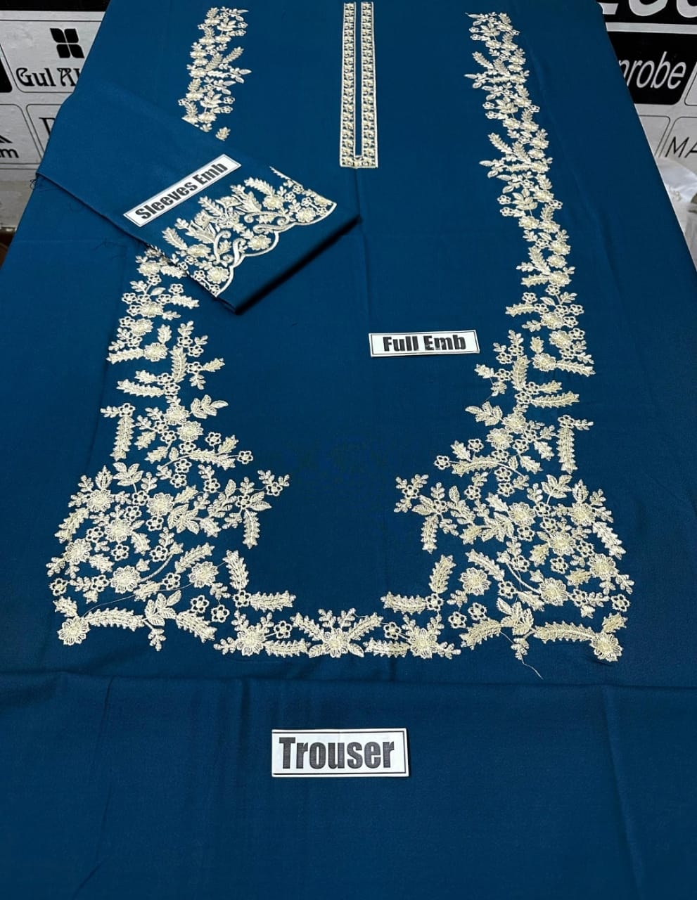*Presenting MIX Brand Luxury 2pc Embriodered Collection - Image 5