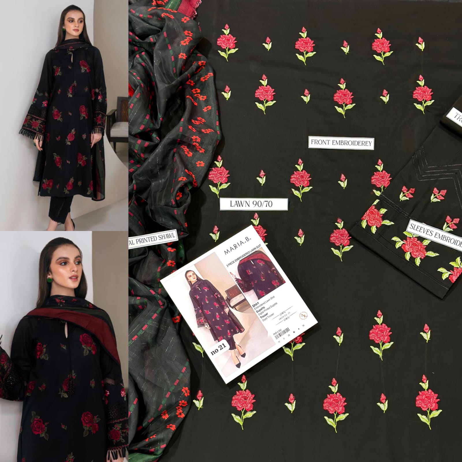 V*PRESENTING MIX BRAND LUXURY HIT CODE ARTICLE*  *SUMMER COLLECTION 2025* 3pc - Image 7