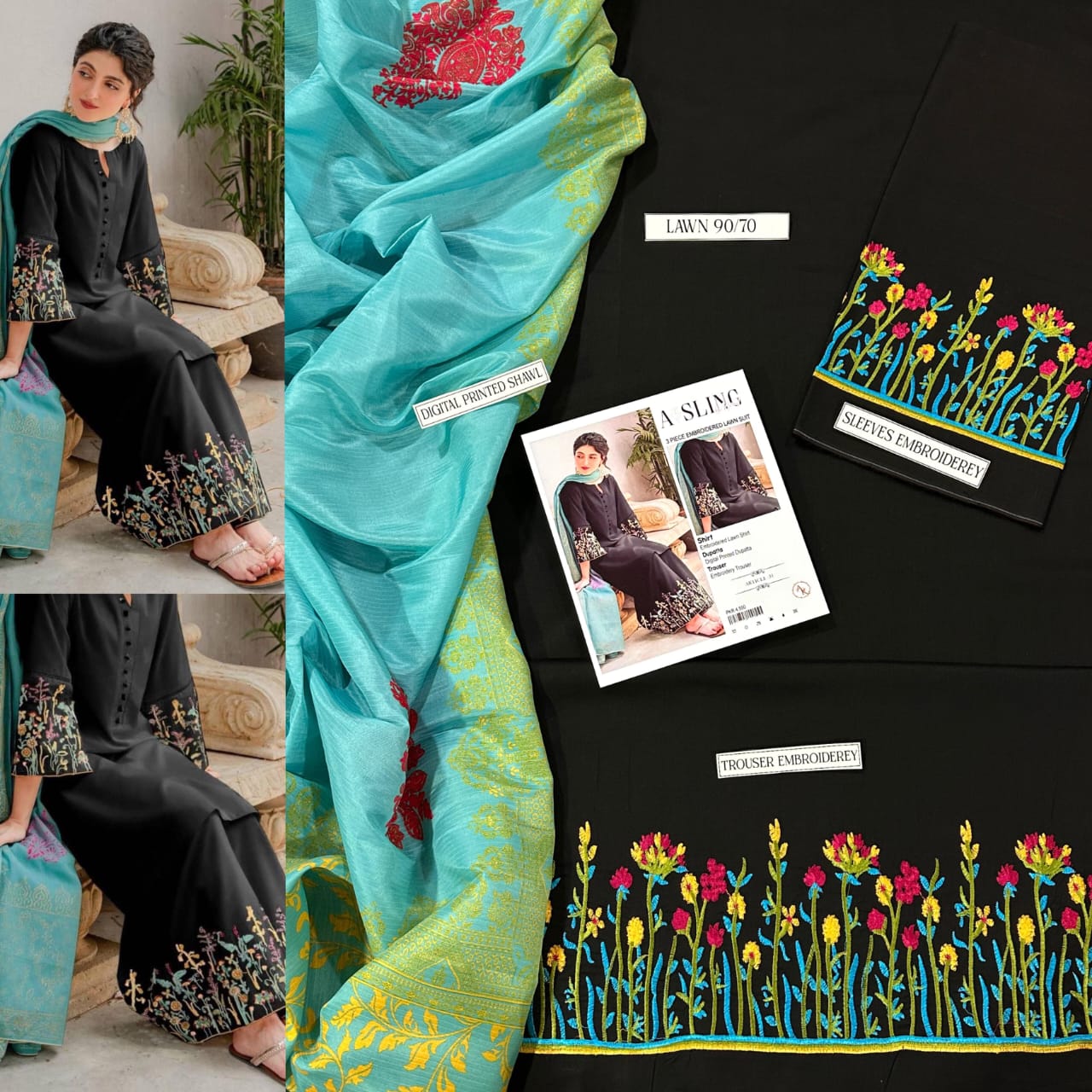V*PRESENTING MIX BRAND LUXURY HIT CODE ARTICLE*  *SUMMER COLLECTION 2025* 3pc - Image 12