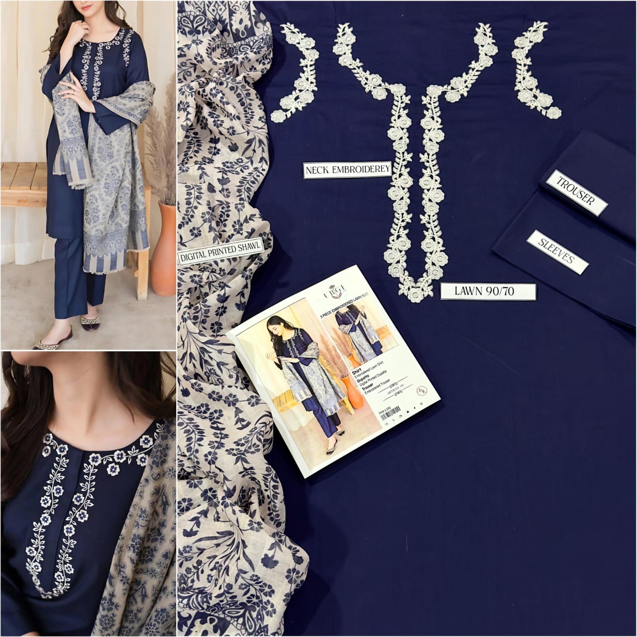 V*PRESENTING MIX BRAND LUXURY HIT CODE ARTICLE*  *SUMMER COLLECTION 2025* 3pc - Image 14