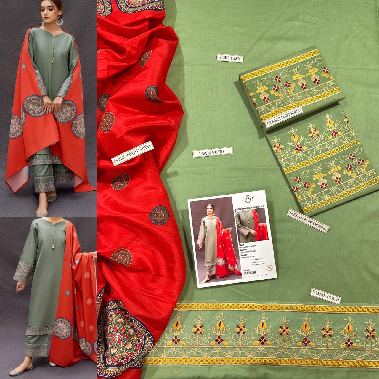 V*PRESENTING MIX BRAND LUXURY HIT CODE ARTICLE*  *SUMMER COLLECTION 2025* 3pc - Image 16