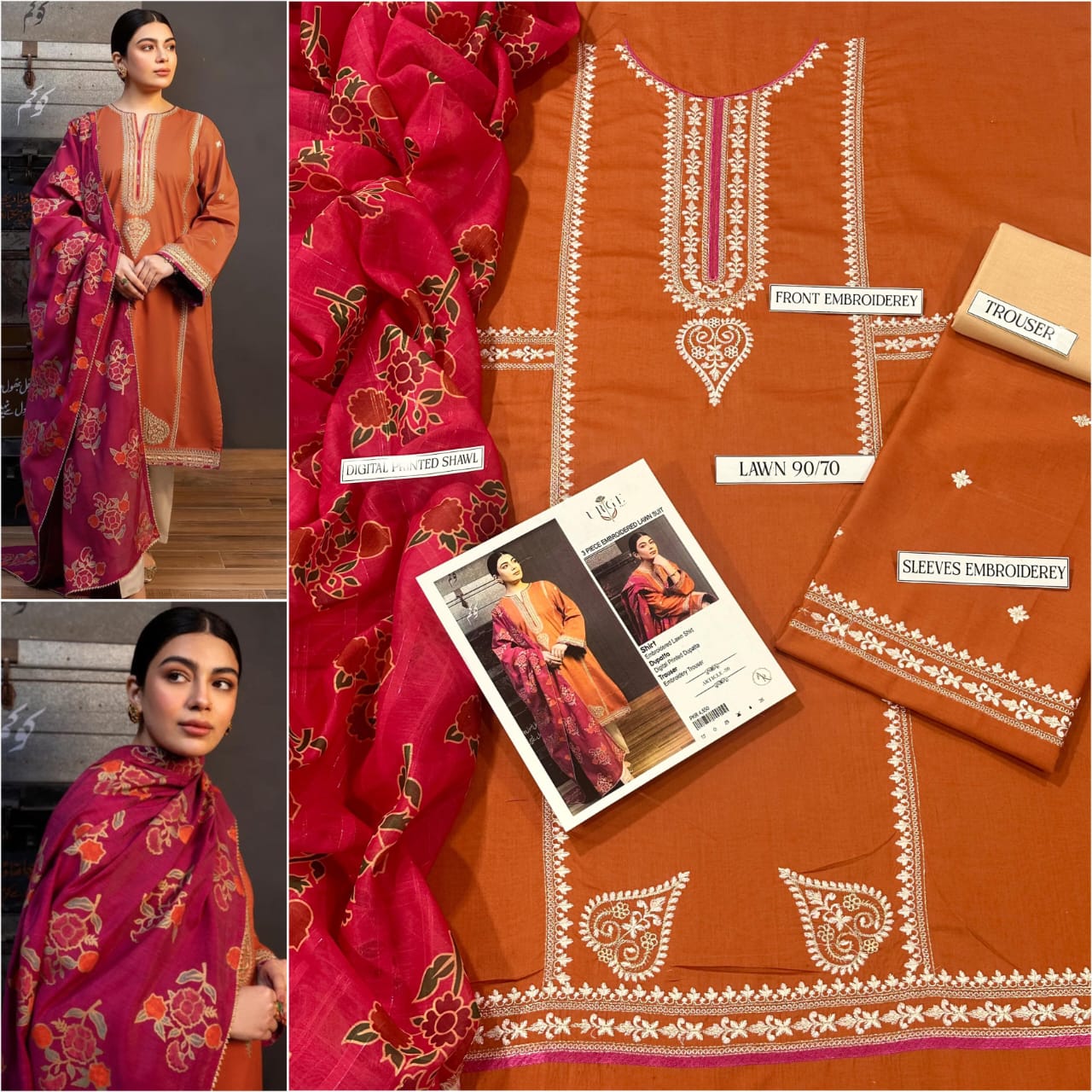 V*PRESENTING MIX BRAND LUXURY HIT CODE ARTICLE*  *SUMMER COLLECTION 2025* 3pc - Image 17