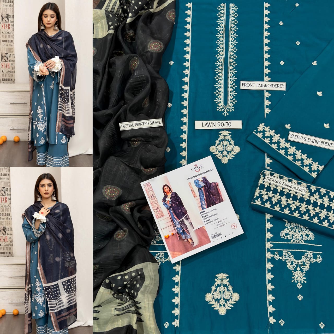 V*PRESENTING MIX BRAND LUXURY HIT CODE ARTICLE*  *SUMMER COLLECTION 2025* 3pc - Image 25