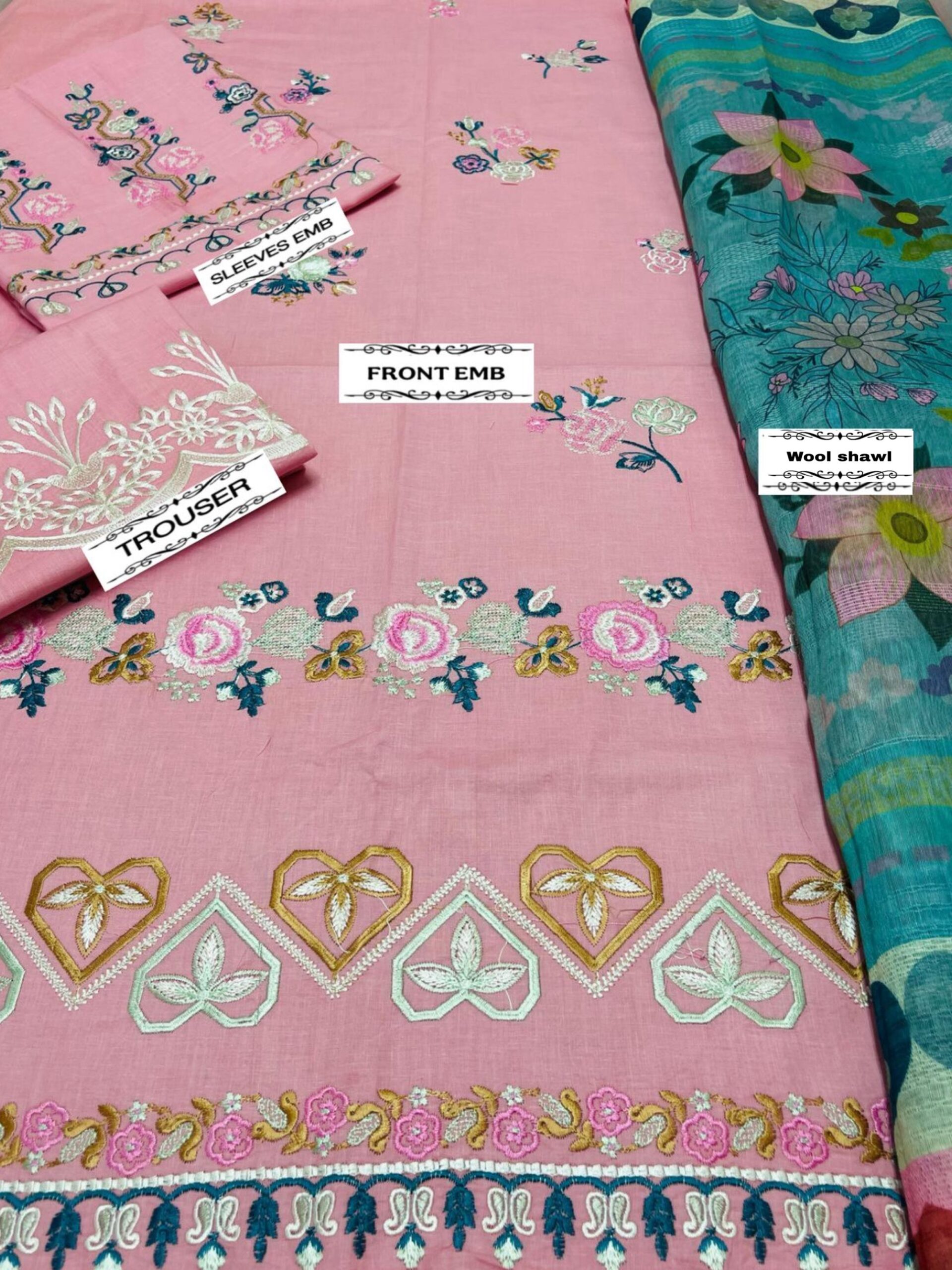 *_❄️WINTER COLLECTION ❄️_*           *ALHAMDULILAH* *ZARA COCO* 3pc Wedding Winter Collection - Image 5