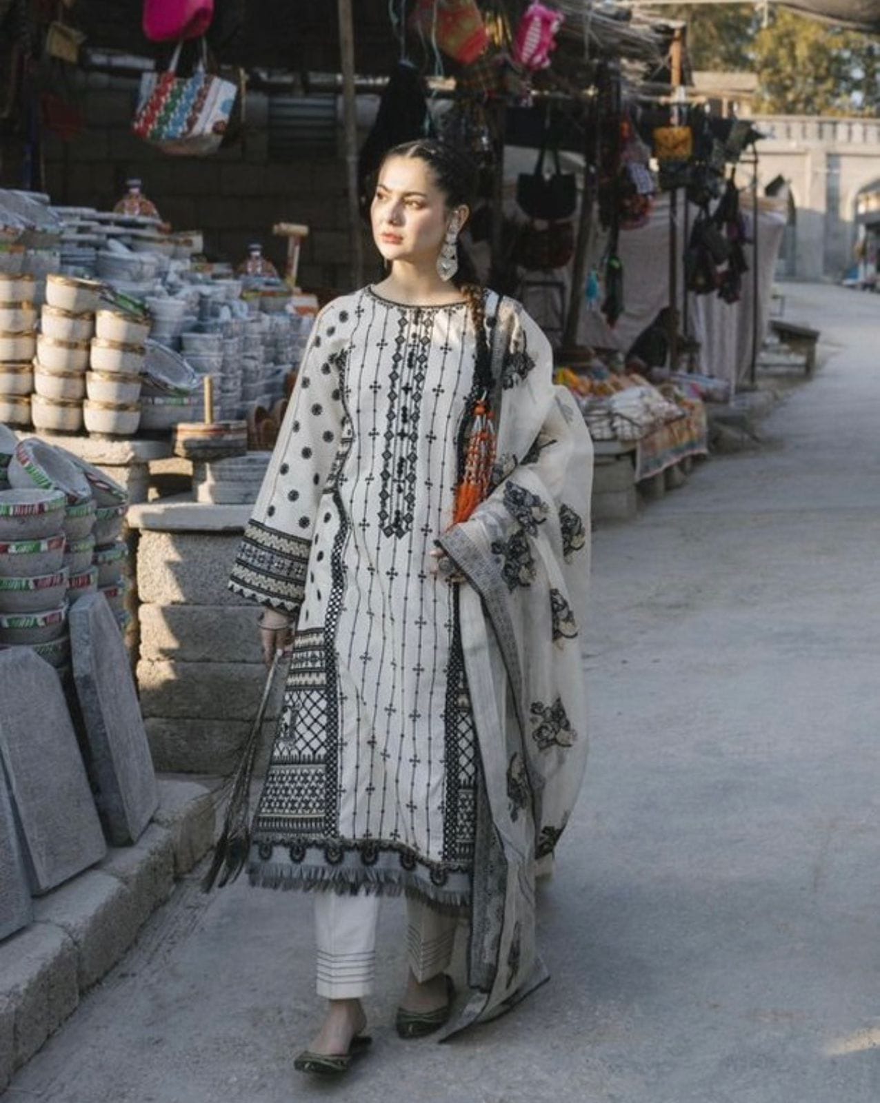 *Presenting Qalamkar Brand Luxury Embroidered Article*  *Winter Collection 2025 - Image 4