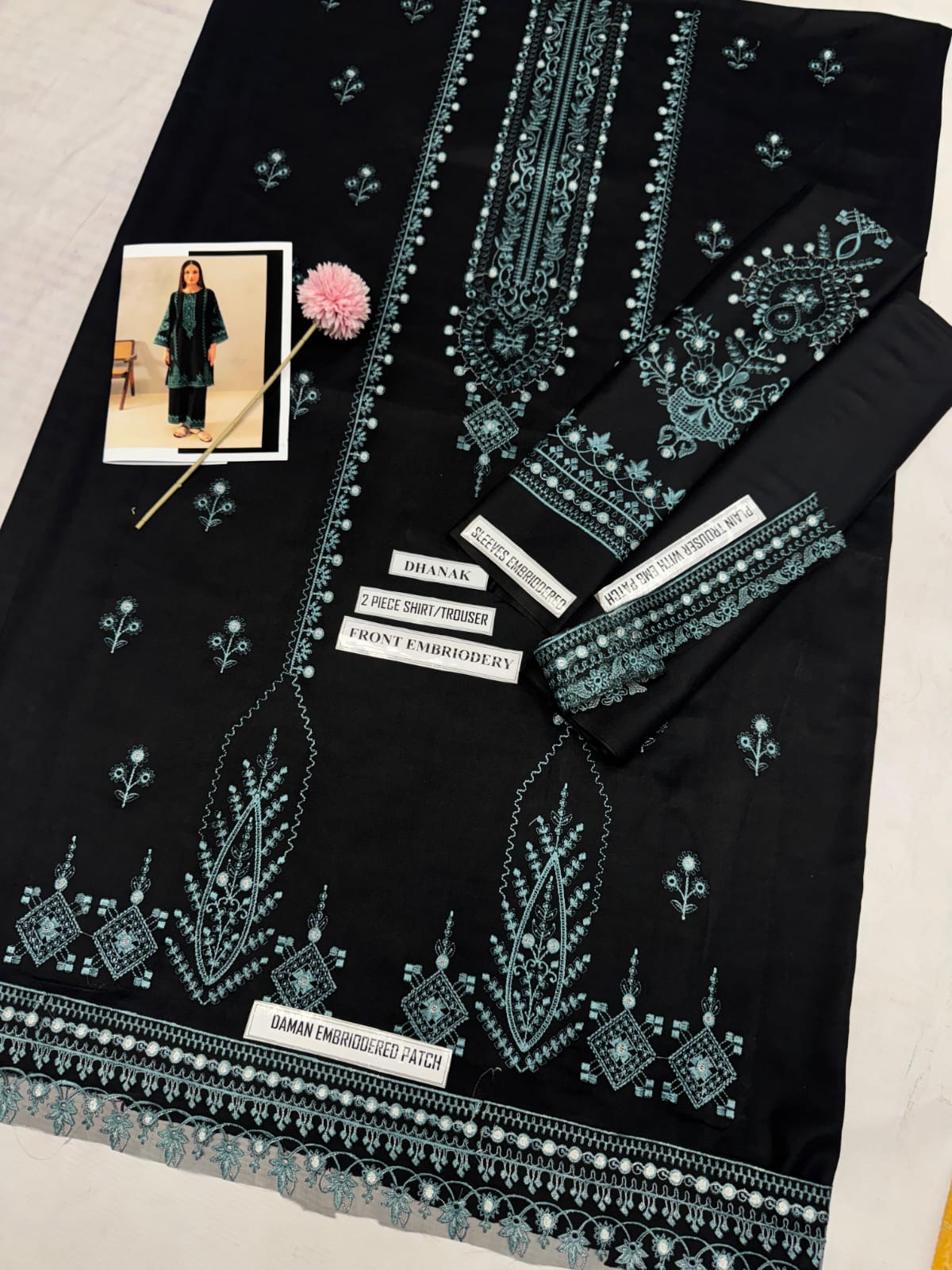 *Presenting Batiq Brand Luxury 2pc Embriodered Collection*  *Winter Collection 2025 - Image 6