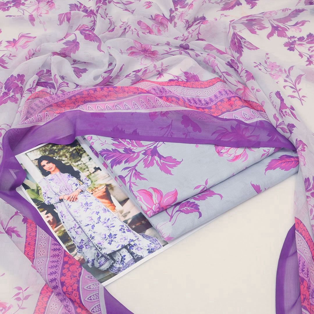 IZNIK BRAND PRINTED COLLECTION VOL*  *Summer Collection 2025* FABRIC 3PC - Image 7