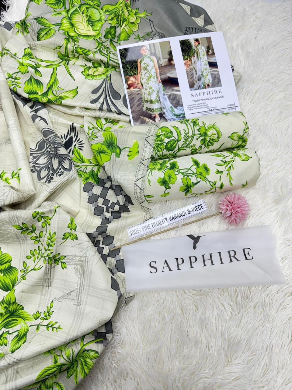 *PRESNETING BAROQUE BRAND LUXURY PRINTED KARANDI NEW VOL*  *Winter Collection 2025 - Image 2