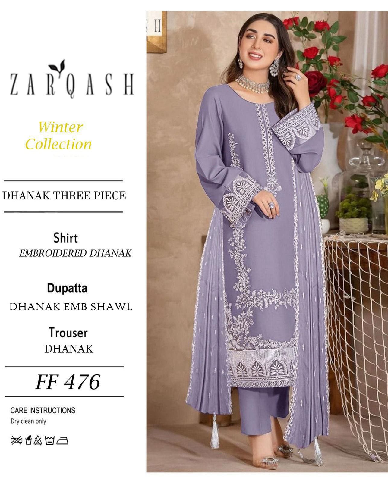 *Presenting Zarqash Brand Luxury Embroidered Article*  *Winter Collection 2025
