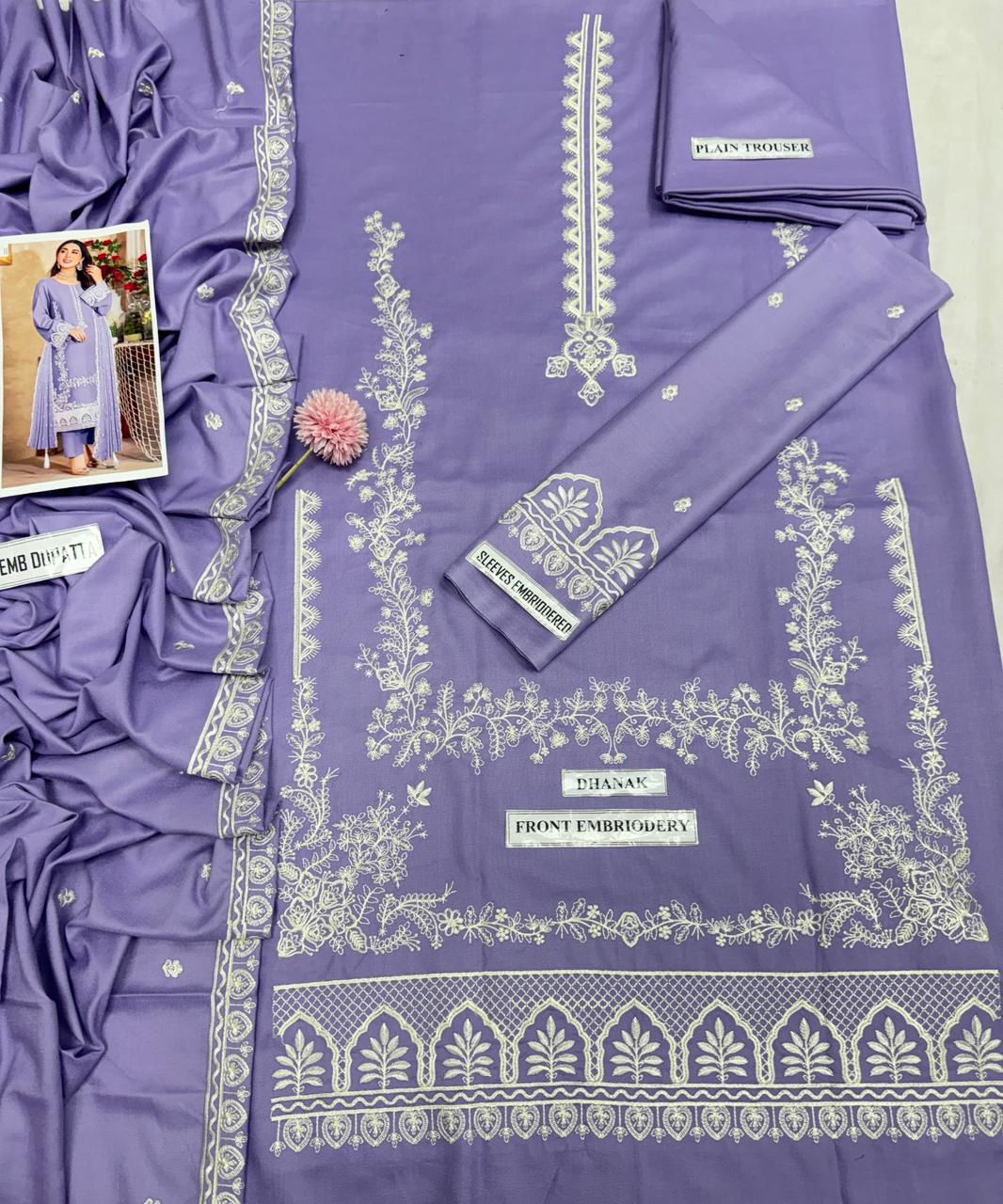 *Presenting Zarqash Brand Luxury Embroidered Article*  *Winter Collection 2025 - Image 3