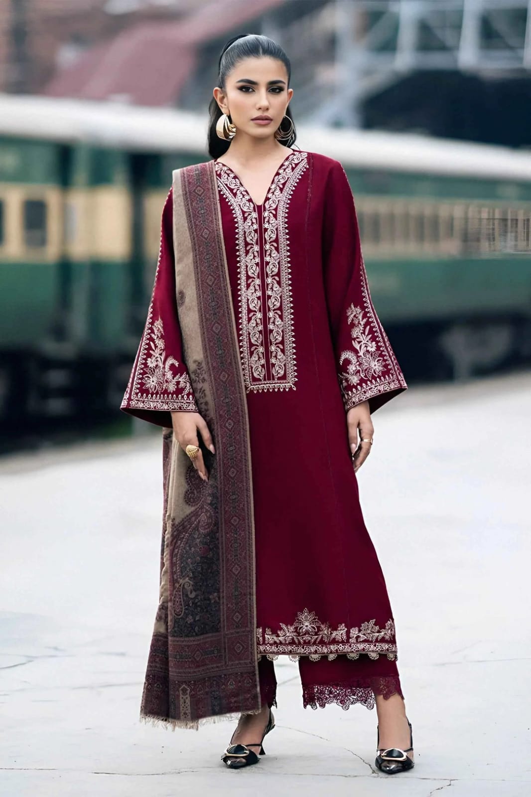 *Presenting Izel Brand Luxury Embroidered