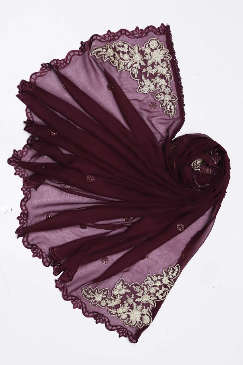 *PRESNETING WEDDING EDITION CHIFFON EMBROIDERED ARTICLE - Image 7