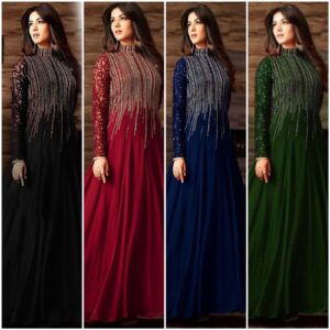 *Indian chiffon maxi*  available in 4 beautiful colors