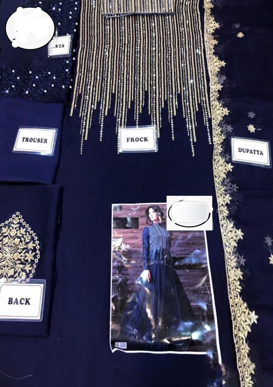 *Indian chiffon maxi*  available in 4 beautiful colors - Image 6