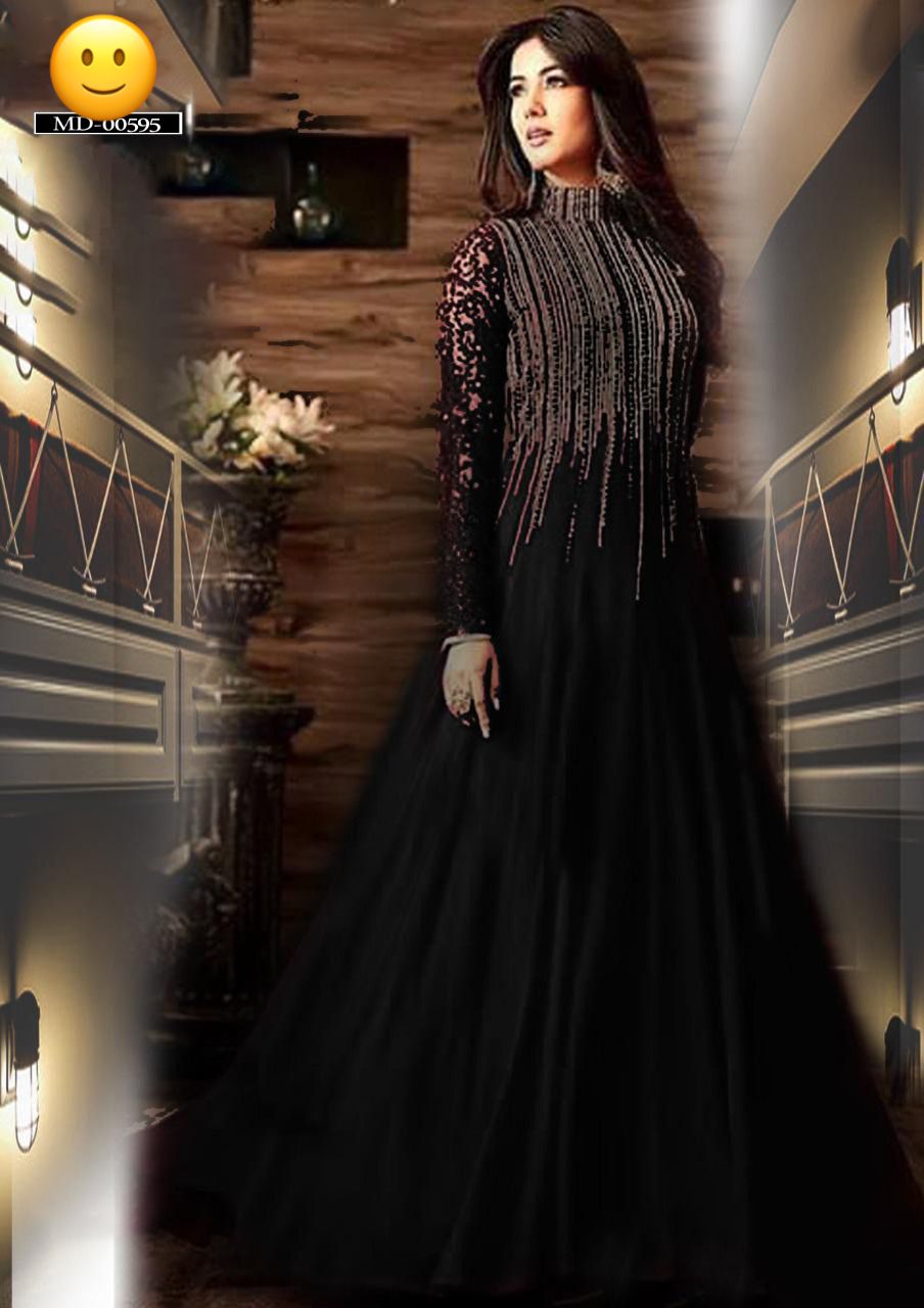 *Indian chiffon maxi*  available in 4 beautiful colors - Image 7