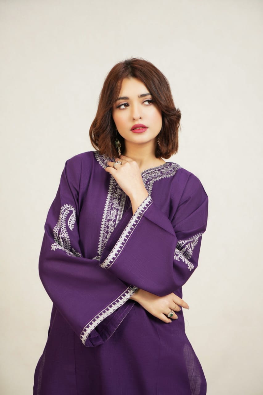 *Presenting Urge Brand Luxury 2pc Embriodered Collection*  *Winter Collection 2025 - Image 3