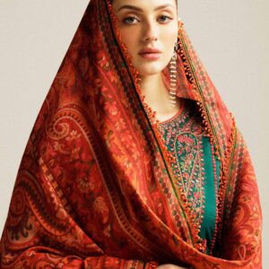 *Presenting Hussain Rehar Brand Luxury Embroidered Article*  *Winter Collection 2025