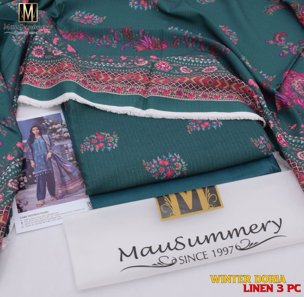 *_❄️WINTER COLLECTION ❄️_*           *ALHAMDULILAH* *MUSAMMARY* 3pc Casual Winter Collection - Image 13