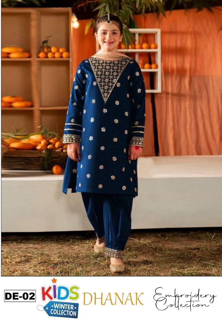 *Presenting Kids Maria.B. Luxury 2pc Embriodered Collection*  *Winter Collection 2025* - Image 6