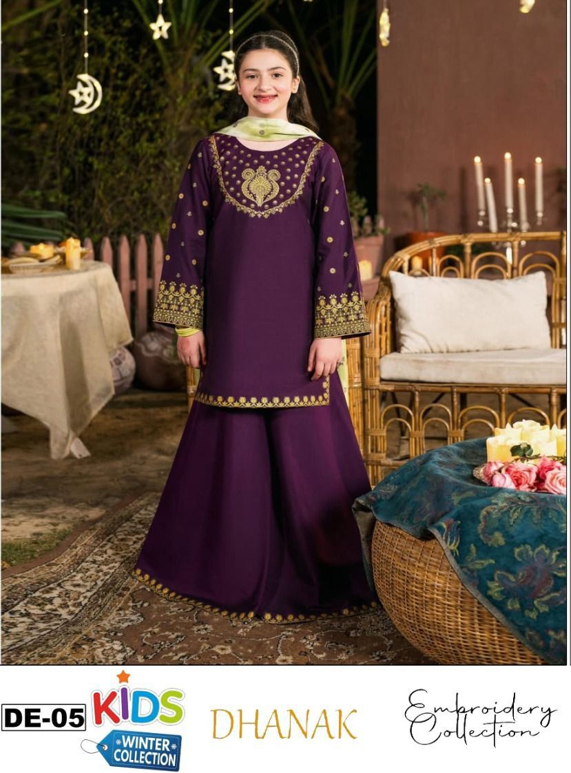 *Presenting Kids Maria.B. Luxury 2pc Embriodered Collection*  *Winter Collection 2025* - Image 8