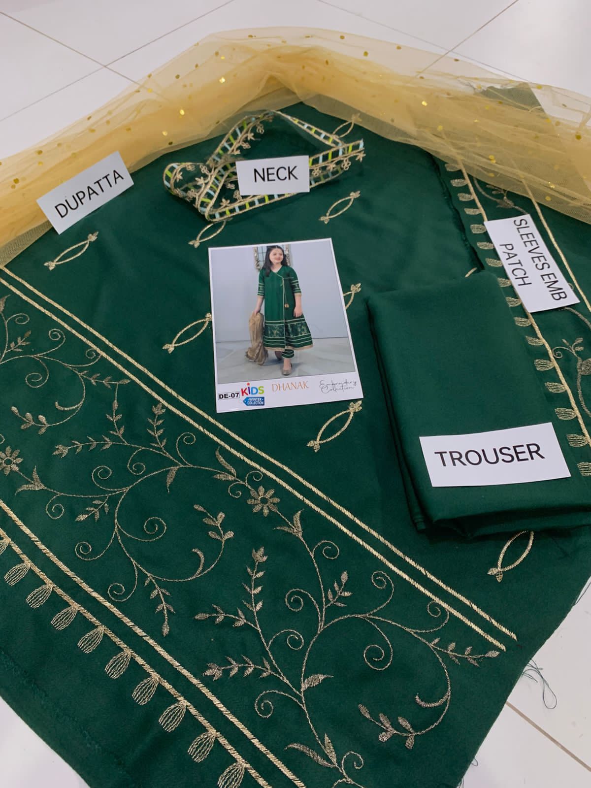 *Presenting Kids Maria.B. Luxury 2pc Embriodered Collection*  *Winter Collection 2025* - Image 11