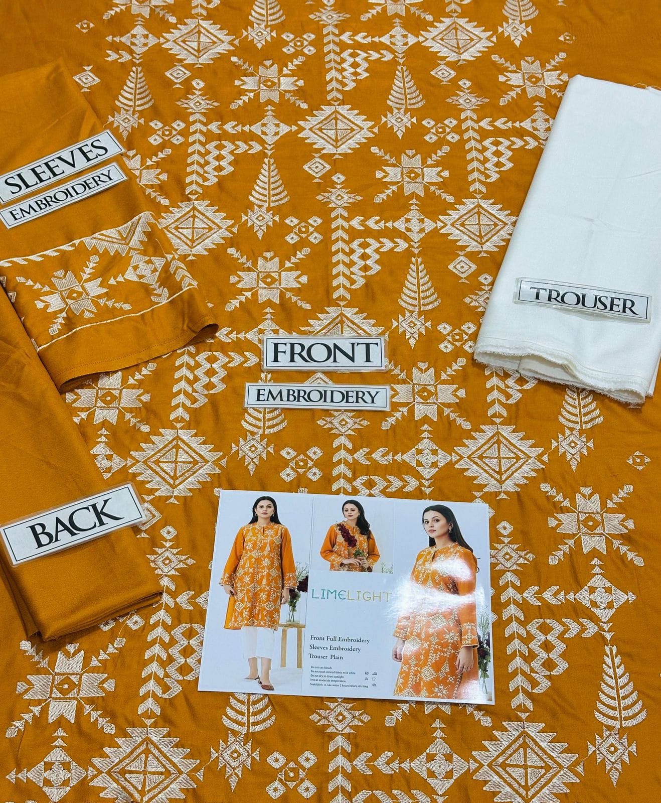 *Presenting Limelight Brand Luxury 2pc Embriodered Collection*  *Winter Collection 2025 - Image 5