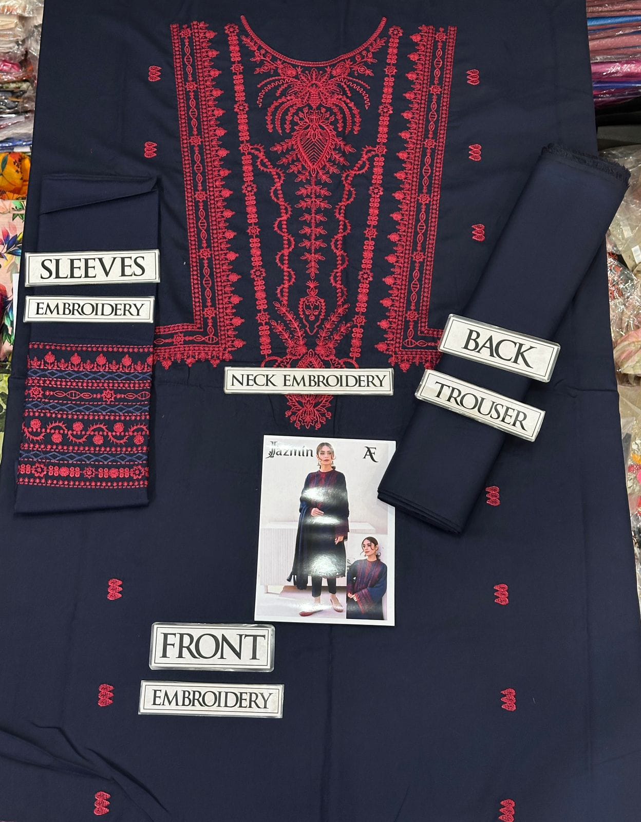 *Presenting Jazmine Brand Luxury 2pc Embriodered Collection*  *Winter Collection 2025* - Image 5