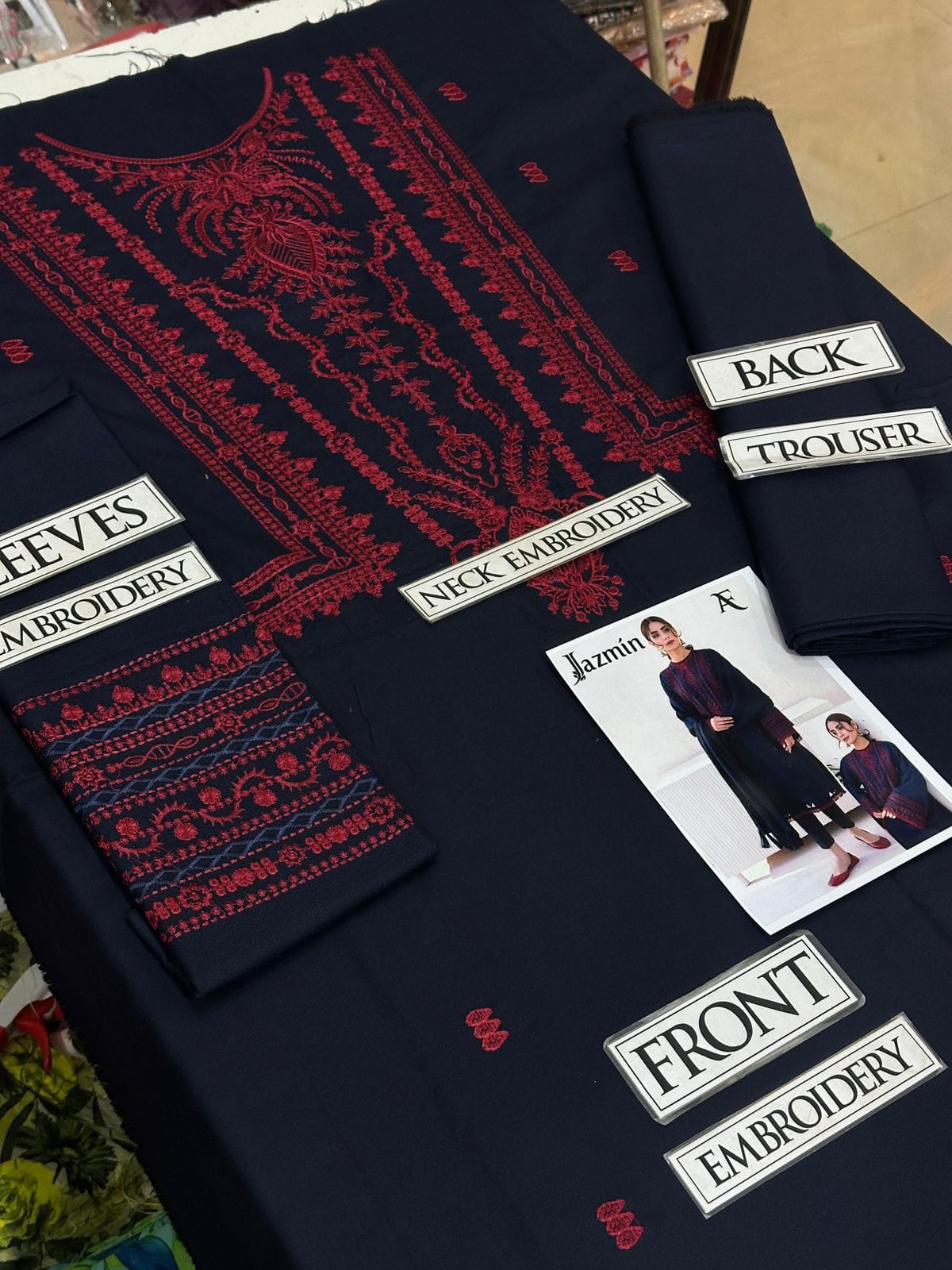 *Presenting Jazmine Brand Luxury 2pc Embriodered Collection*  *Winter Collection 2025* - Image 6