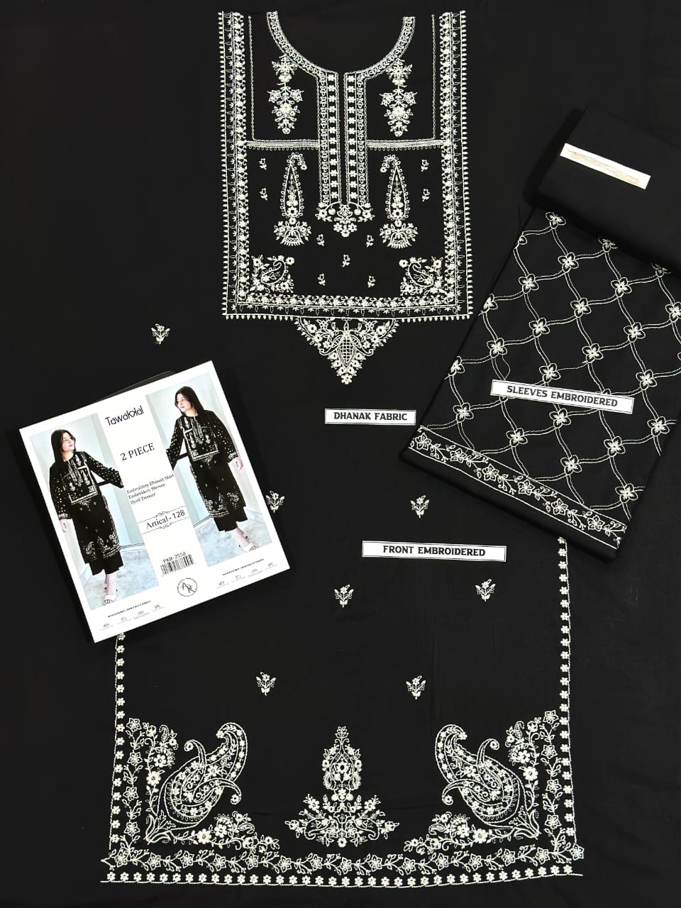 *Presenting Urge Brand Luxury 2pc Embriodered Collection - Image 5