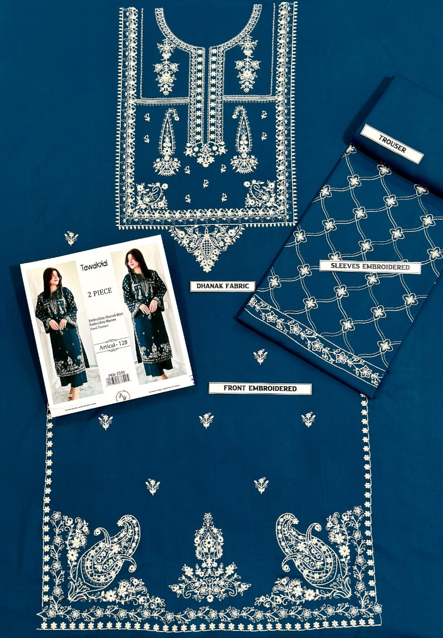 *Presenting Urge Brand Luxury 2pc Embriodered Collection - Image 11