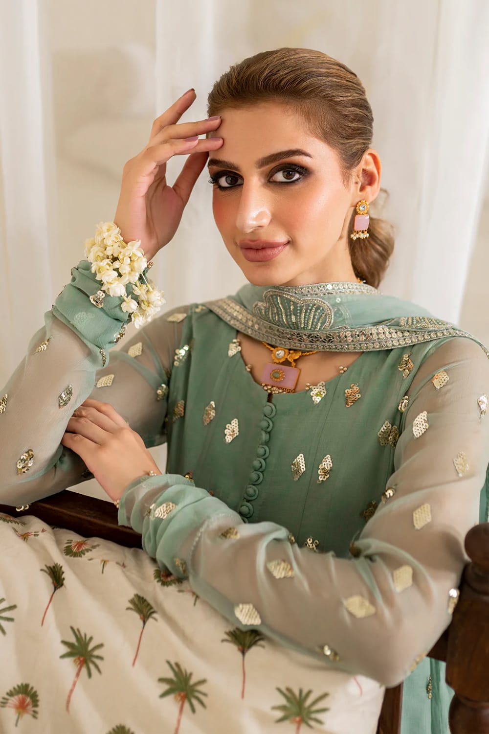 *IZNIK – Premium Chiffon Collection 2025*  Fabric Details: - Image 2
