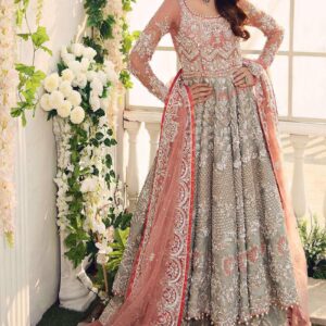 *Presenting Luxury Aisha Imran Brand Luxury Net Embroidered Unstitch Replica