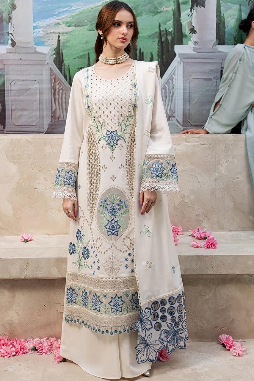 *_❄️WINTER COLLECTION ❄️_*            *MAHNUR* 3pc Wedding Winter Collection - Image 2