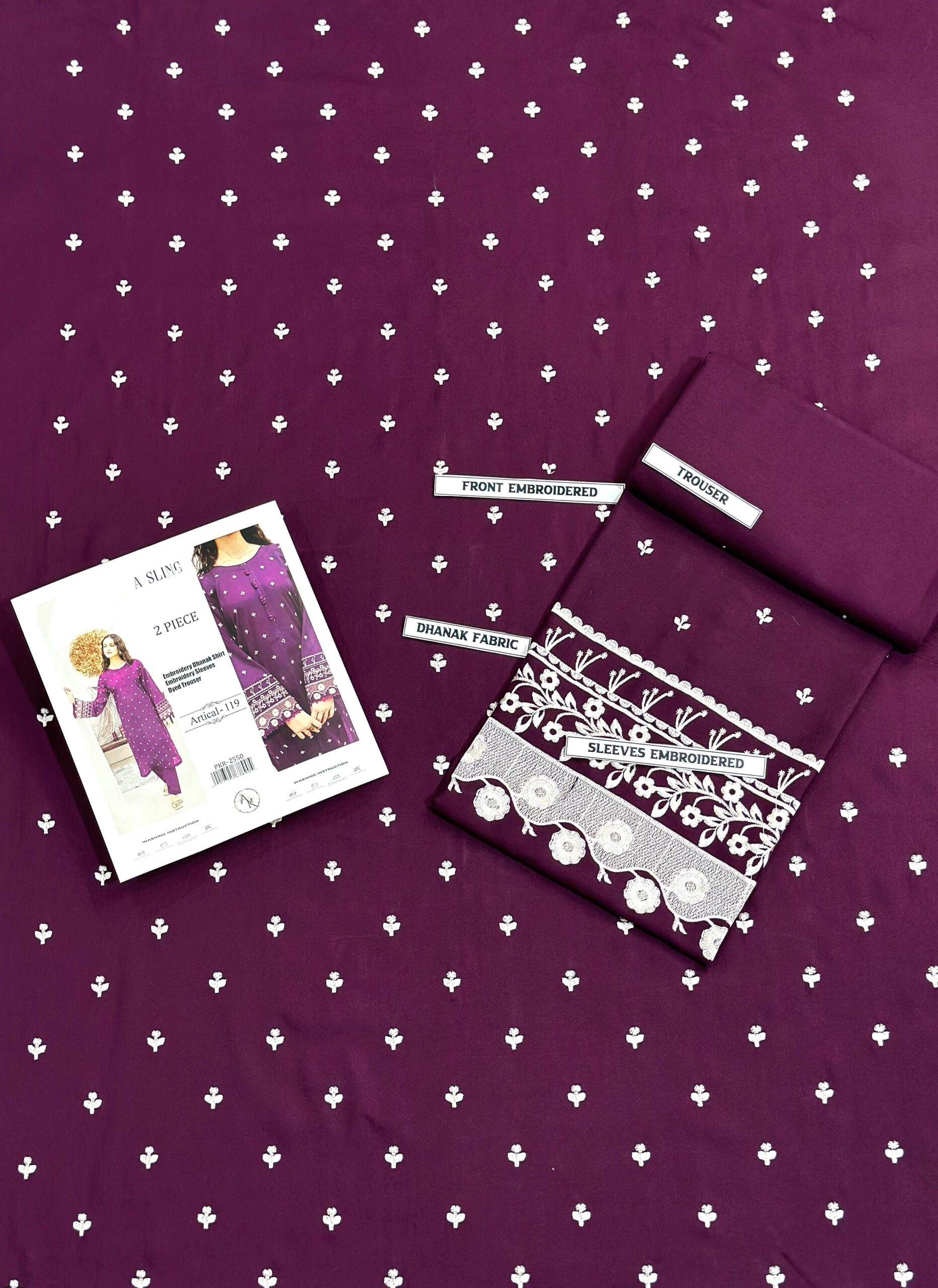 *πΈ _WINTER'S COLLECTION_ πΈ* π₯ _*BRAND NAME : AISLING*_ π¨ *CATEGORY :2PC EMBROIDERED* - Image 2